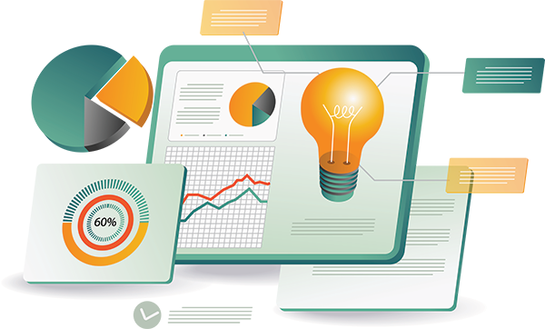 Analytics dashboard illustration